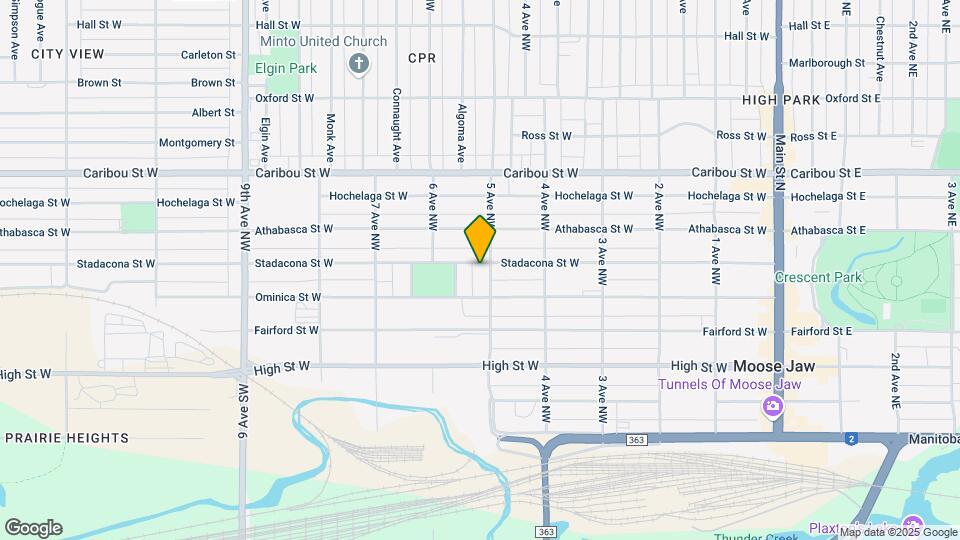 511 Stadacona St W Map and Location Details