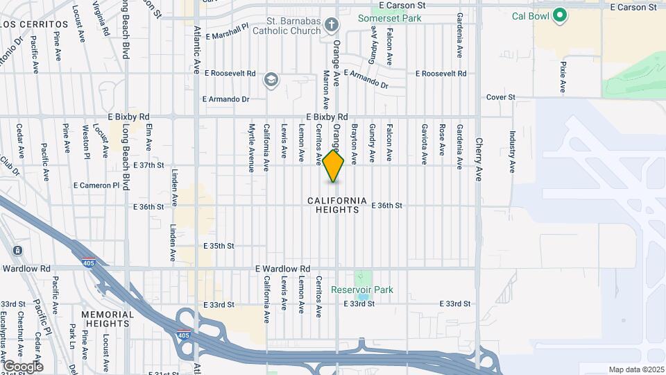 3627 Orange Ave Map and Location Details