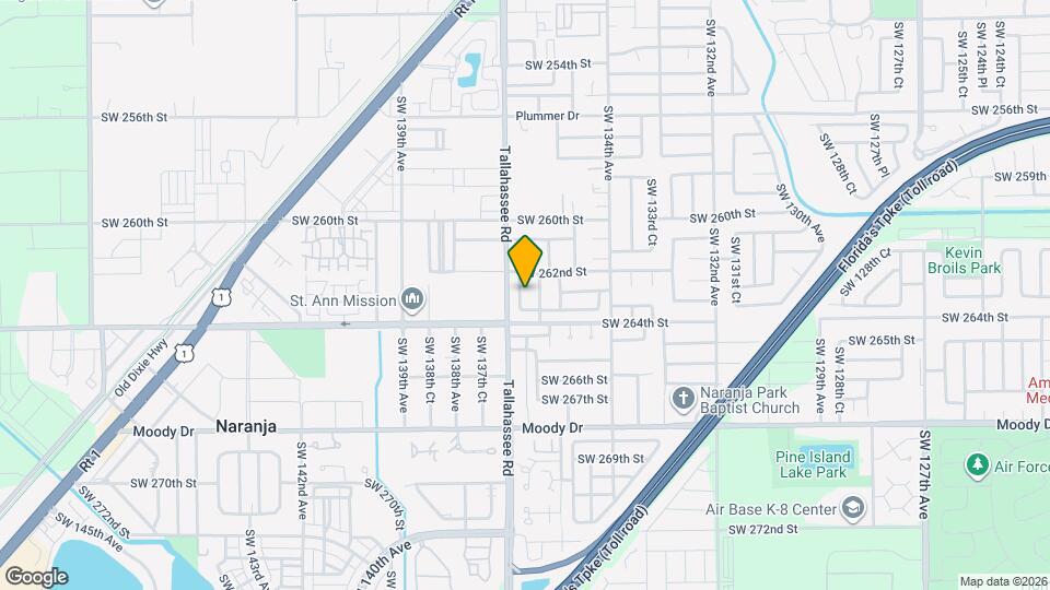 26309 SW 136th Pl Map and Location Details