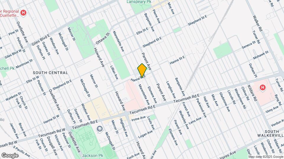 825 Hanna St E Map and Location Details