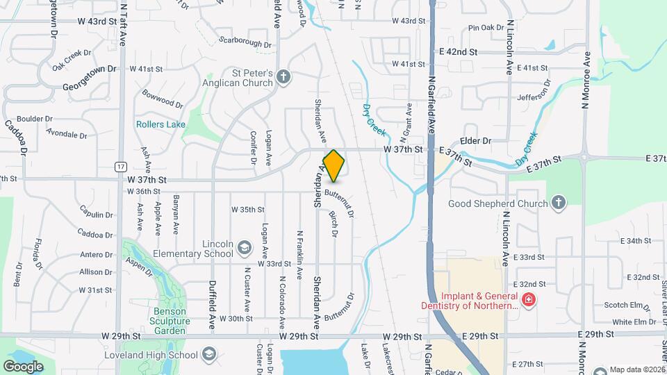 3611 Butternut Dr, Unit 3611 Butternut Drive Mapa y Detalles de la Ubicación