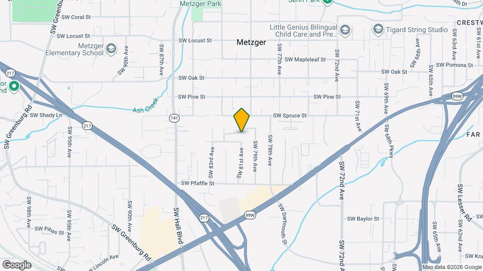 8120 SW Thorn St Mapa y Detalles de la Ubicación