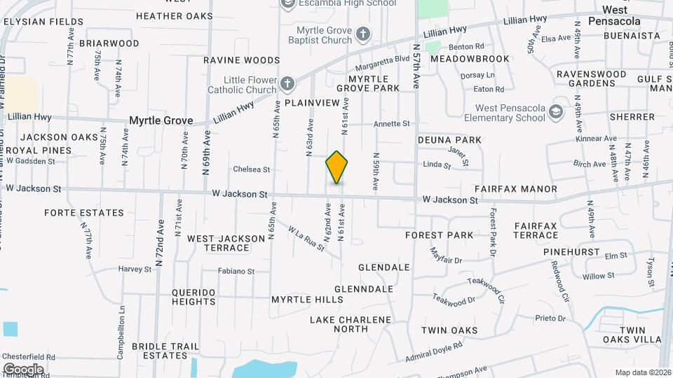 601 N 61st Ave Map and Location Details