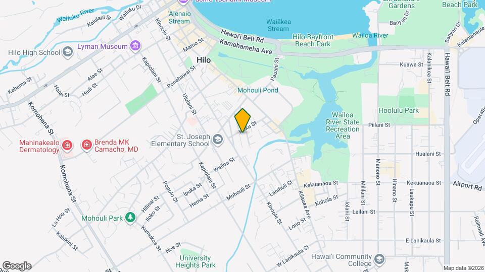 165 Hoku St Mapa y Detalles de la Ubicación