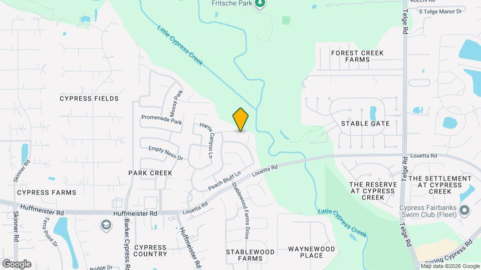 16011 Heights Harvest Ln Map and Location Details