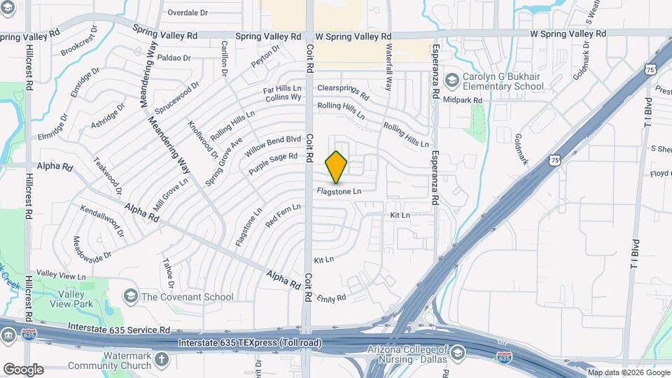 13641 Flagstone Ln Map and Location Details