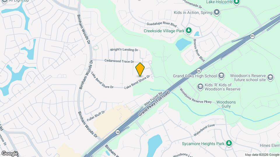 3771 Lake Bend Shore Dr Map and Location Details