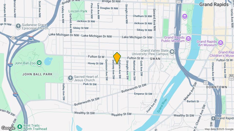 844 Hovey St SW Map and Location Details
