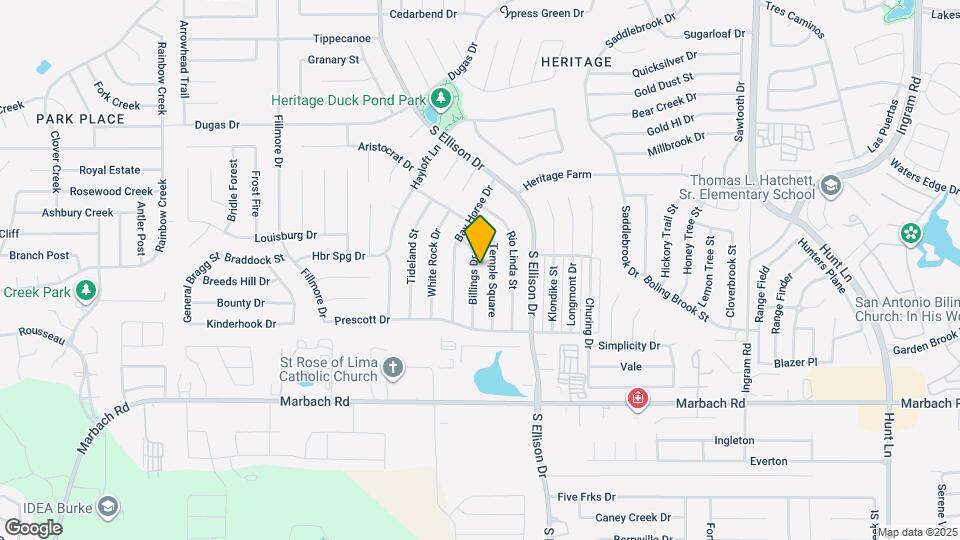 1226 Billings Dr Map and Location Details