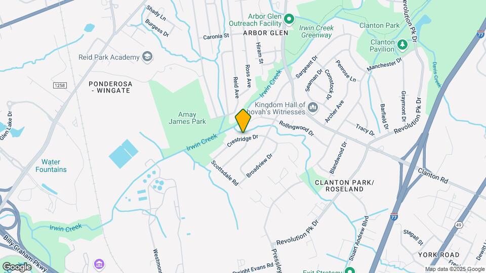 3900 Crestridge Dr Map and Location Details