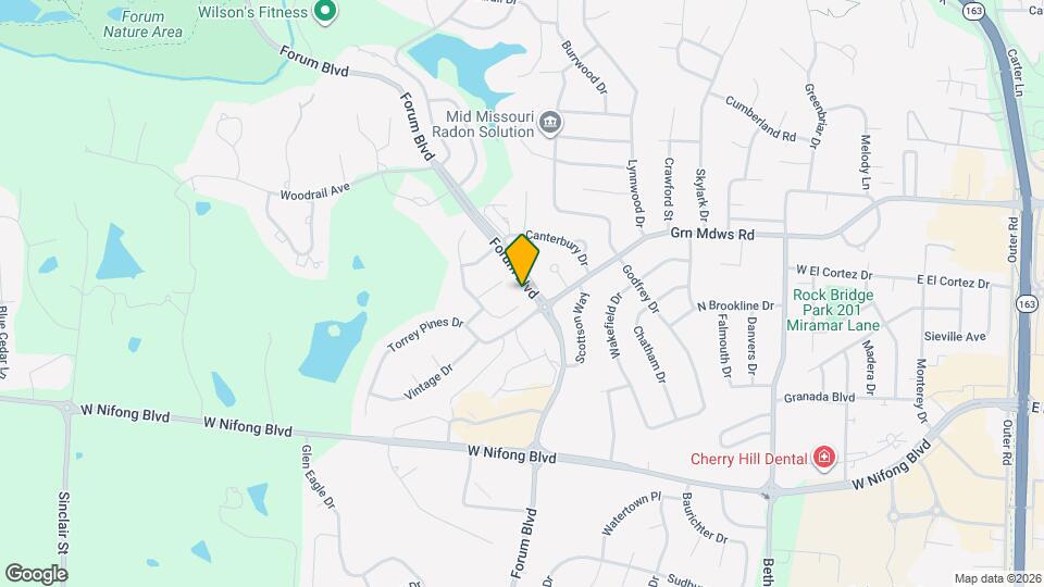 3636 Augusta Dr Map and Location Details