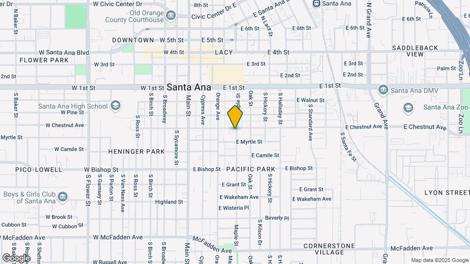 402 S Maple St Map and Location Details