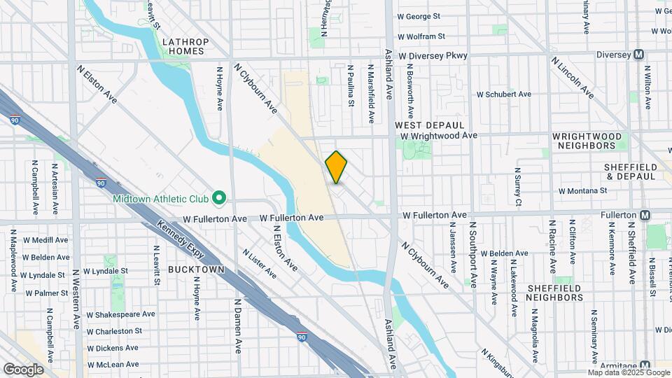 2470 N Clybourn Ave Map and Location Details