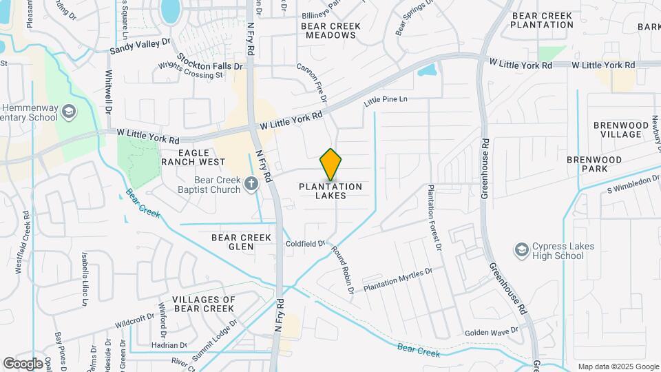 19707 Cozy Cabbin Dr Map and Location Details