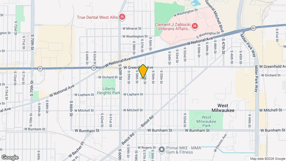 1515 S 57th St Mapa y Detalles de la Ubicación