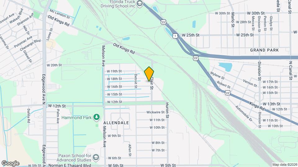 2911 W 16th St Map and Location Details