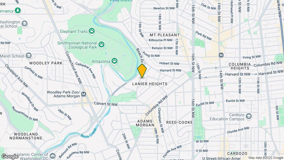 3025 Ontario Rd NW, Unit 403 Mapa y Detalles de la Ubicación
