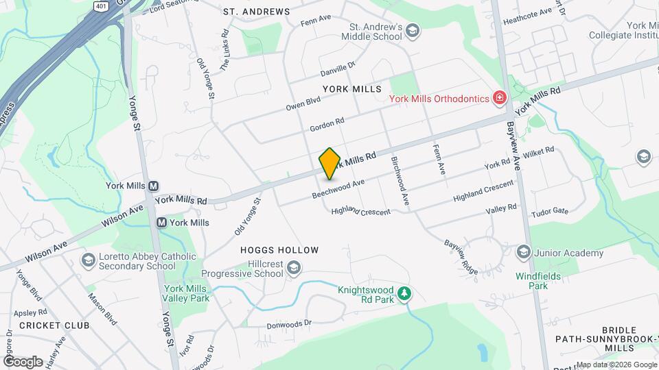 44 Beechwood Ave Map and Location Details