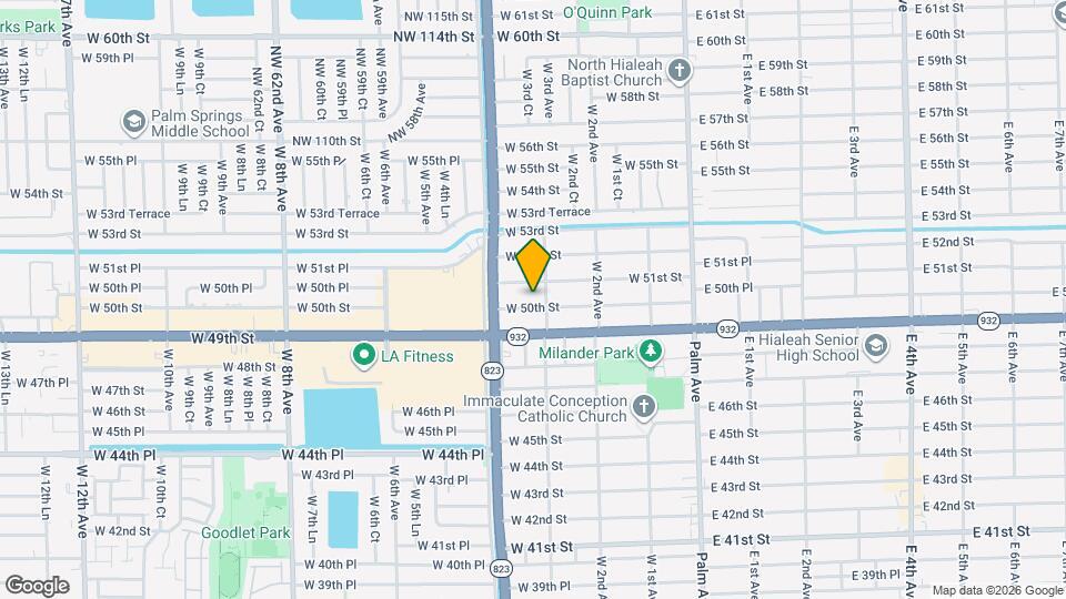 335 W 50th St Map and Location Details