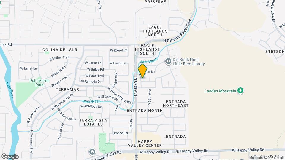 6630 W Paso Trail Map and Location Details