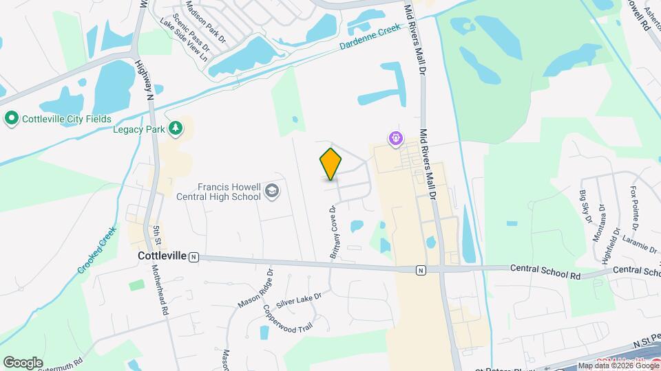 5020 Brittany Downs Dr Mapa y Detalles de la Ubicación