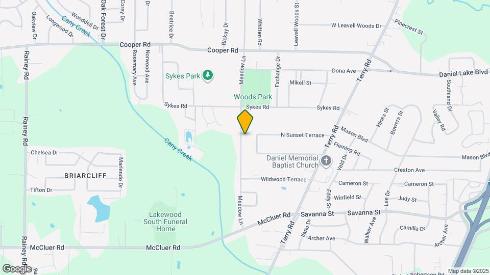 3644 Meadow Ln Map and Location Details