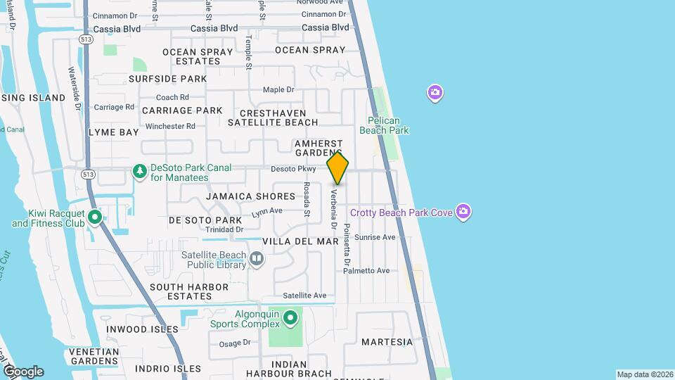 625 Verbenia Dr Map and Location Details