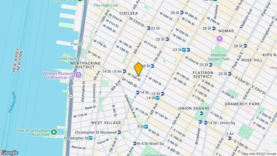217 W 15th St Map and Location Details