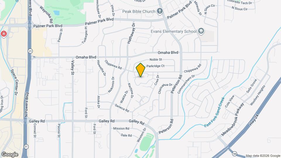 6611 Proud Eagle Ct Map and Location Details