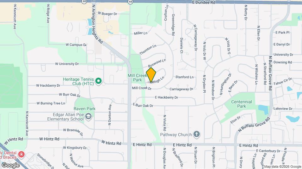 871 Lehigh Ln Map and Location Details