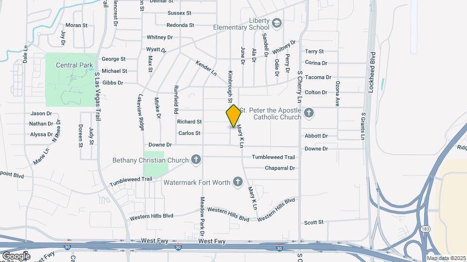 1217 Kimbrough St Map and Location Details