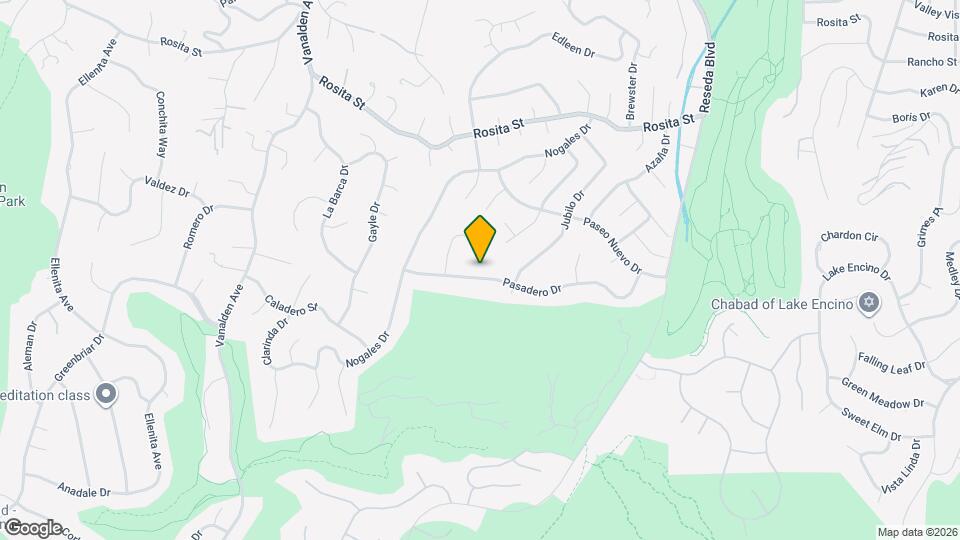 18875 Pasadero Dr Map and Location Details