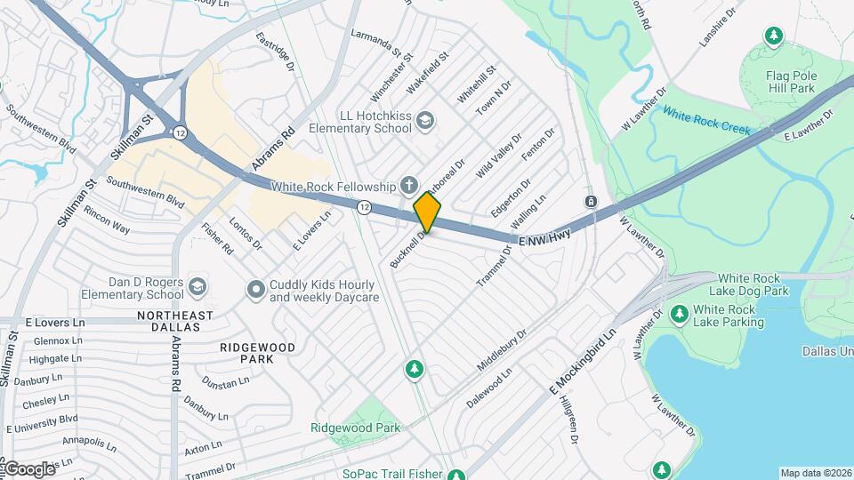 6908 Wake Forrest Dr Map and Location Details