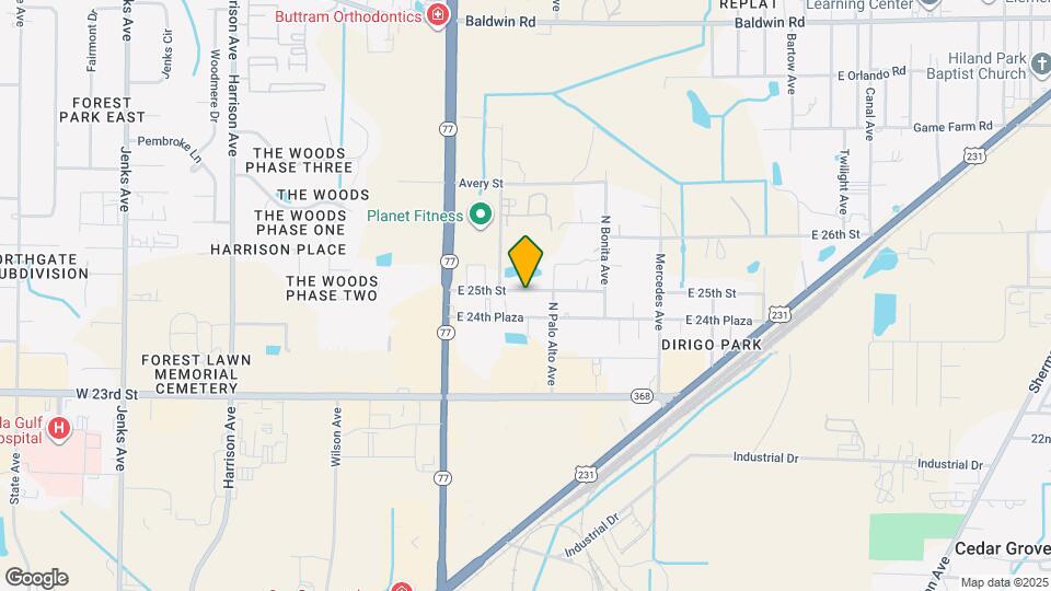 816 E 25th St Map and Location Details