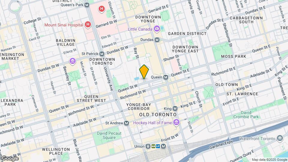 88 Queen St W Map and Location Details