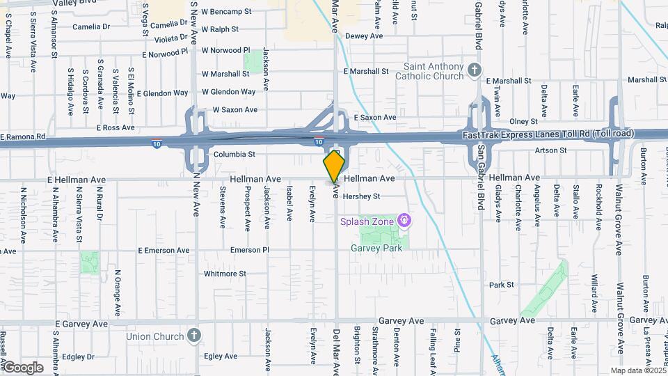 3351 Del Mar Ave Map and Location Details