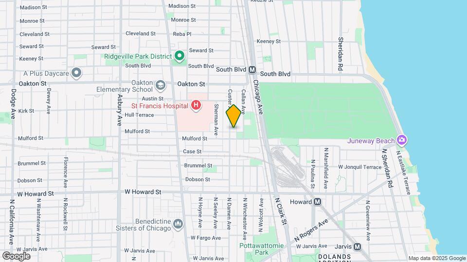 313 Custer Ave, Unit 2 Mapa y Detalles de la Ubicación