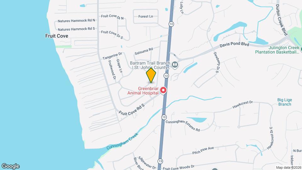 985 Orangewood Rd Map and Location Details