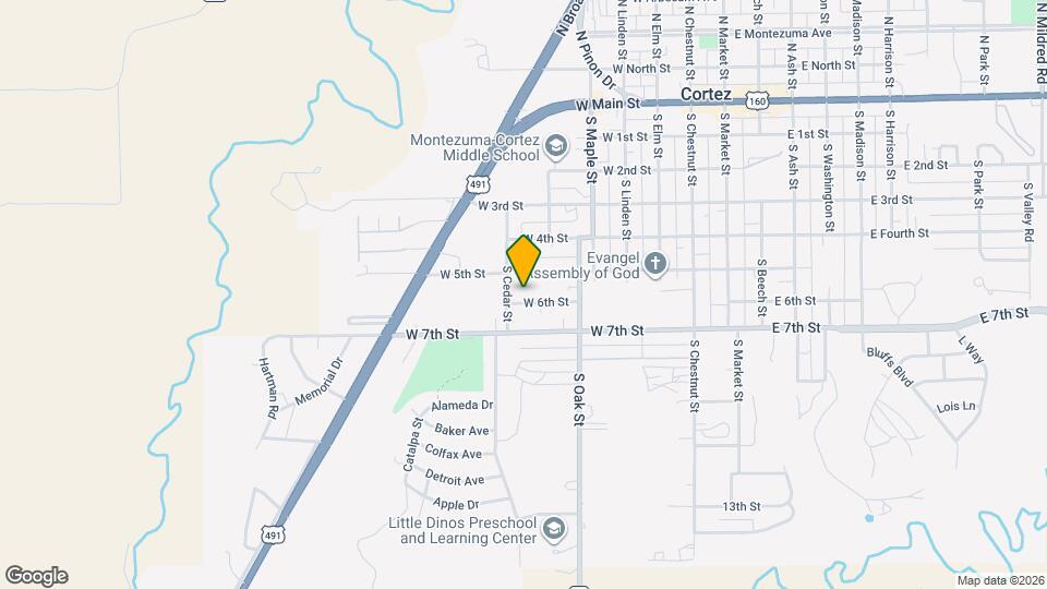 520 W 6th St Map and Location Details