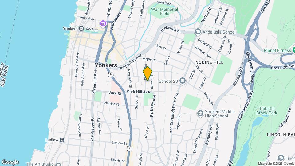 164 Waverly St Map and Location Details