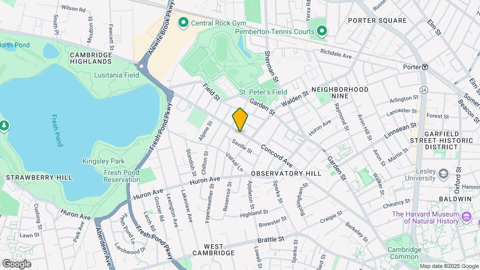 318 Concord Ave Map and Location Details