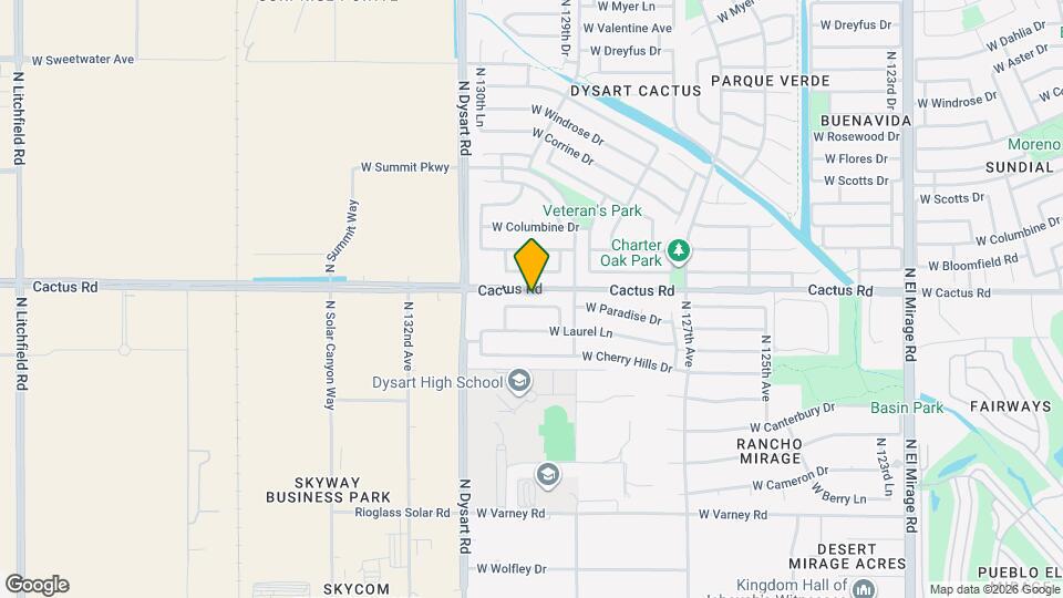 12930 W Paradise Dr Map and Location Details