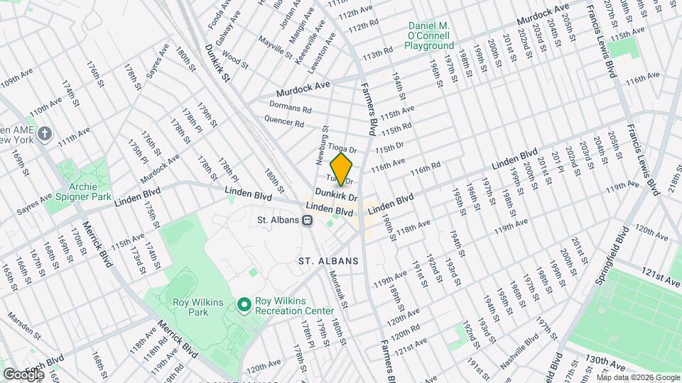 188-07 Dunkirk Drive, Unit 1st Floor Mapa y Detalles de la Ubicación