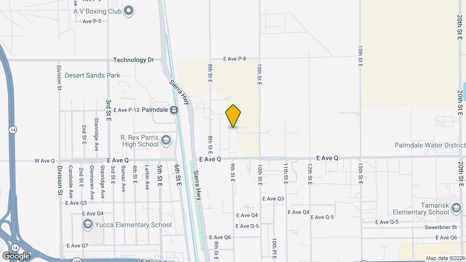38906 9th St E, Unit A Map and Location Details