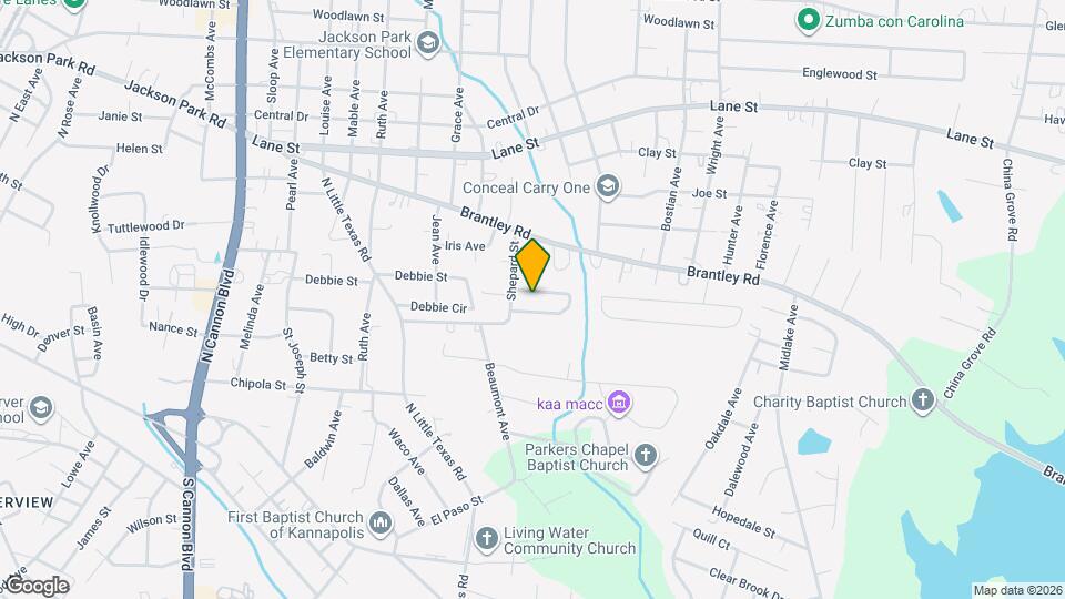 1614 Barbara Ann Cir Mapa y Detalles de la Ubicación