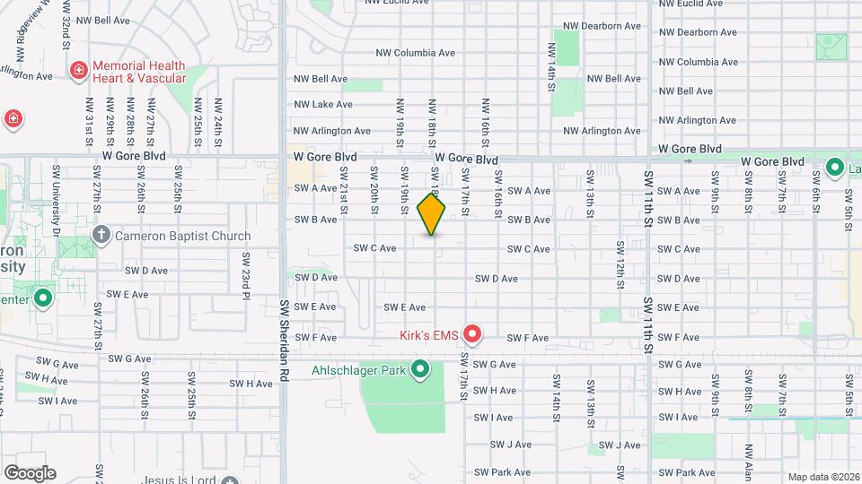 1801 SW C Ave Map and Location Details