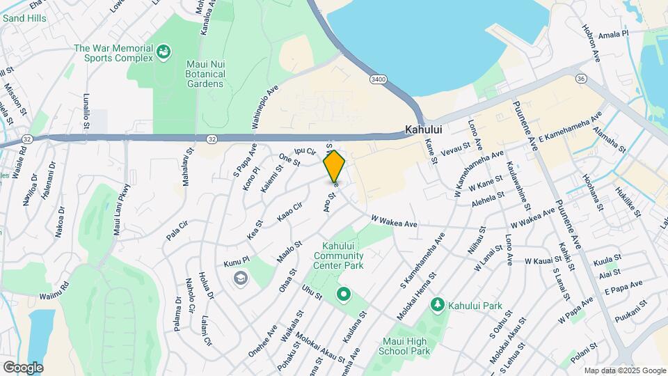 94 S Wakea Ave-Unit -Ohana Map and Location Details