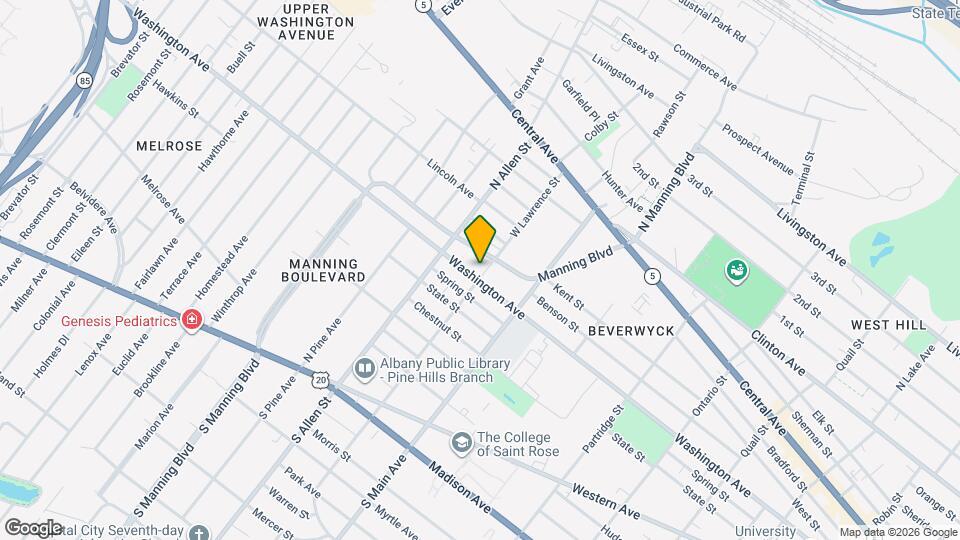 815 Washington Ave Mapa y Detalles de la Ubicación