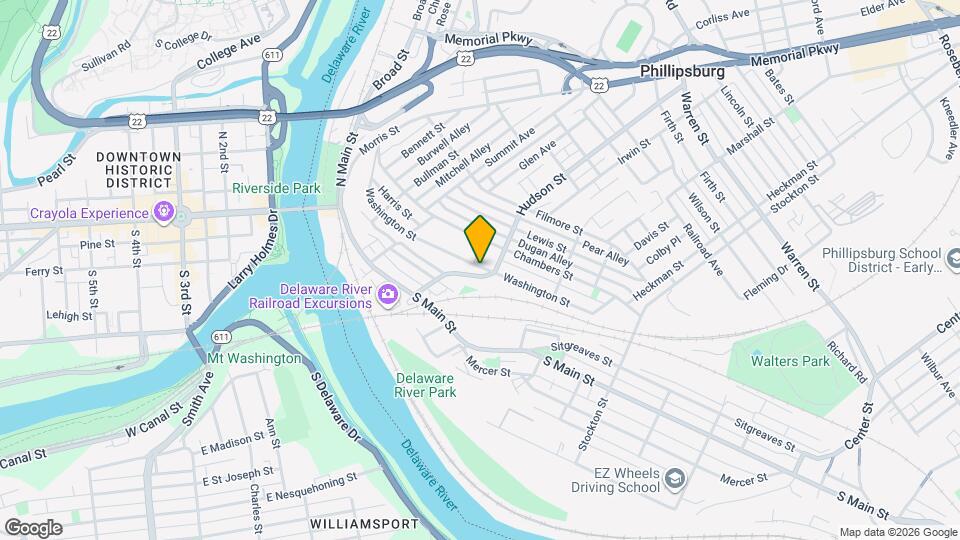 218 Washington St Map and Location Details