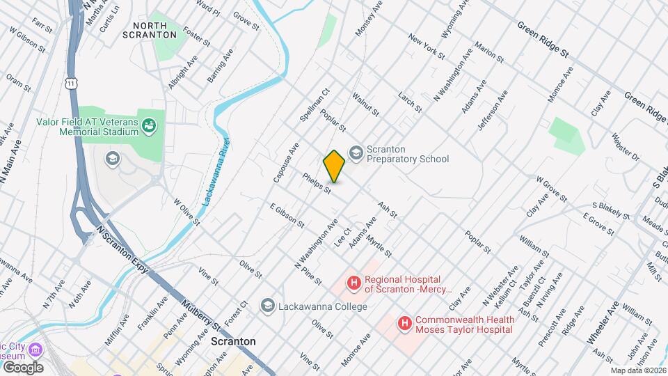 431 Phelps St Mapa y Detalles de la Ubicación